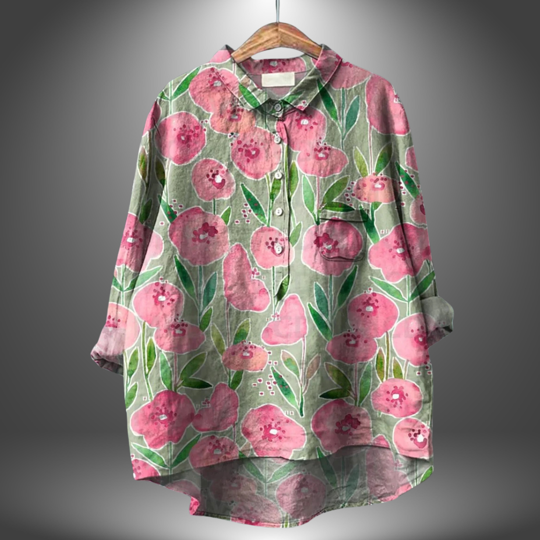 Virginia | Handmade Floral Blouse