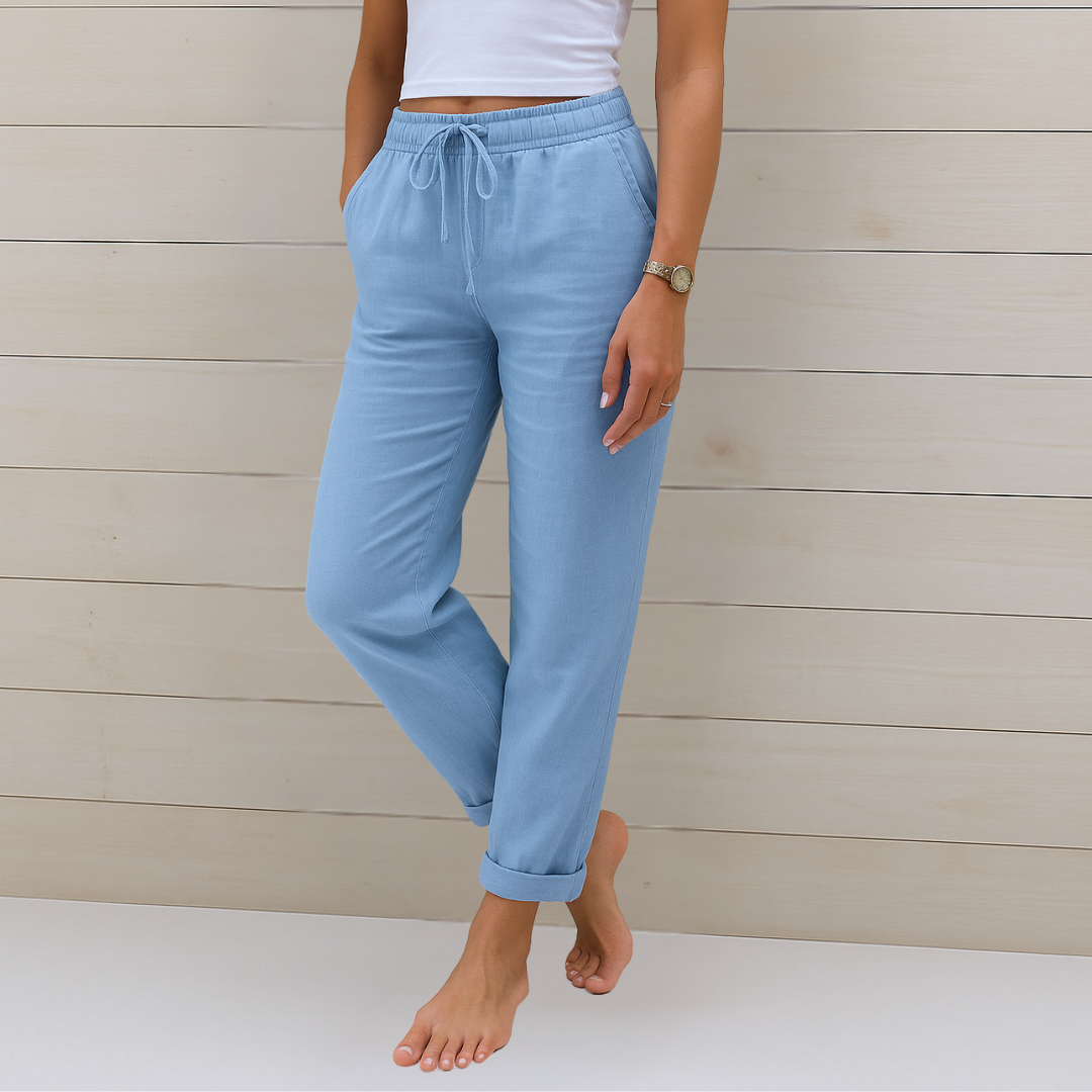 MAYLORA | Premium breathable linen stretch pants