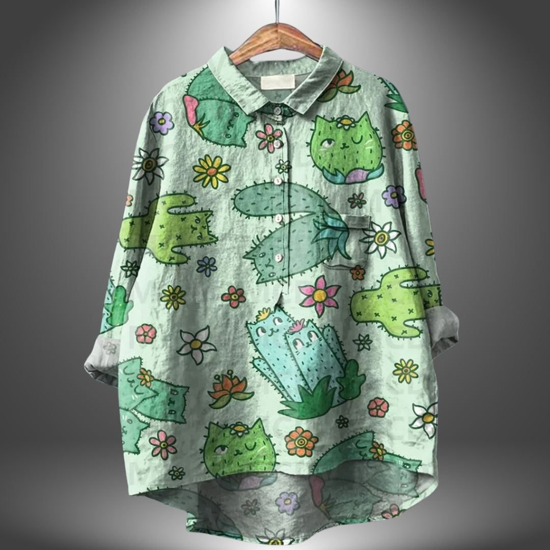 Virginia | Handmade Floral Blouse