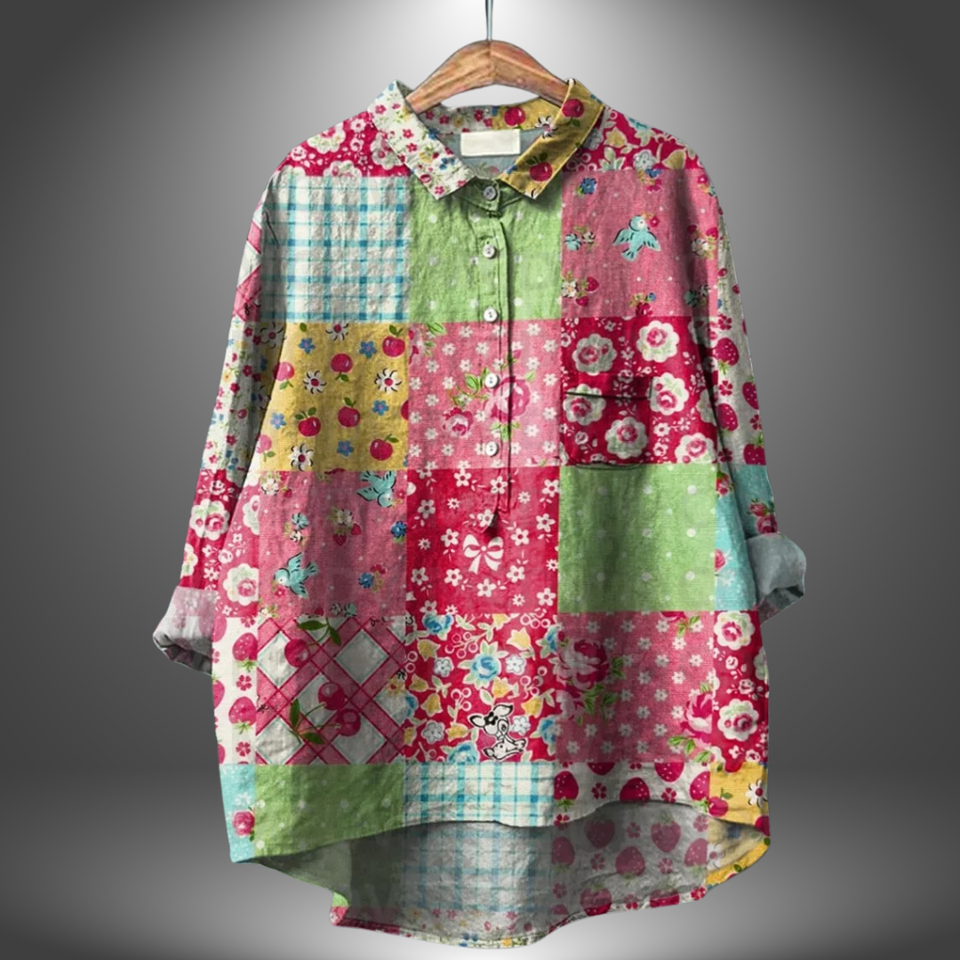 Virginia | Handmade Floral Blouse