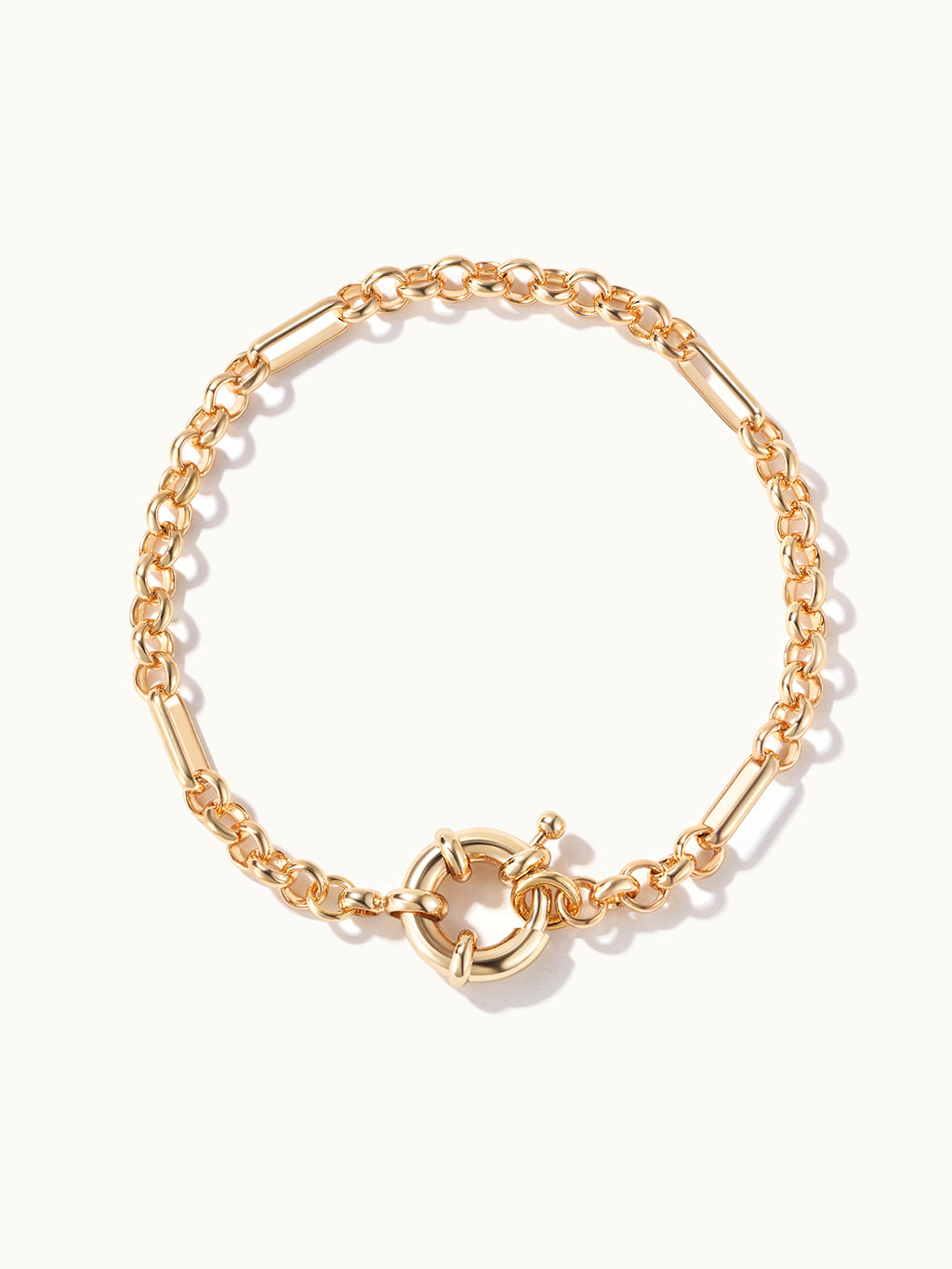 Lariat Chain Circle Bracelet
