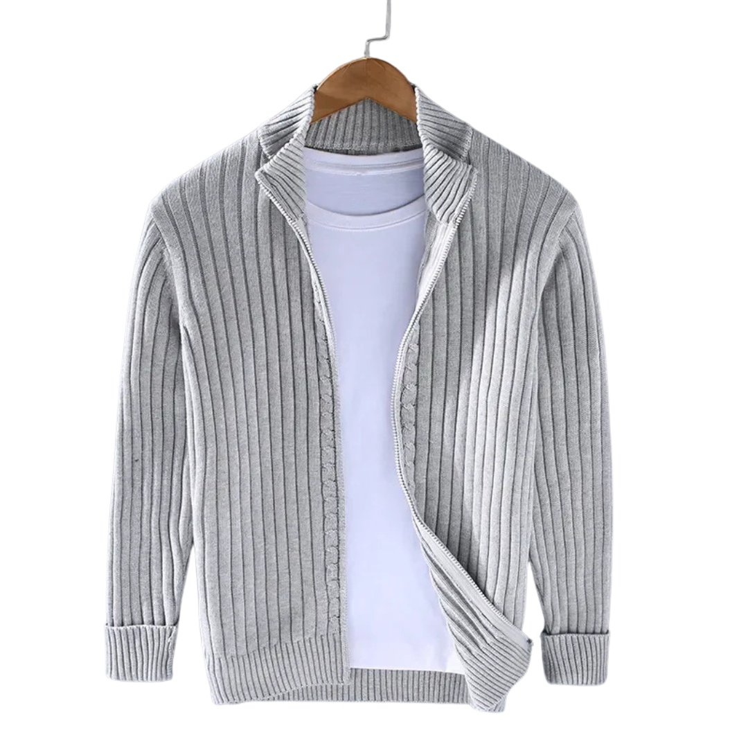 Damien Zip Cardigan
