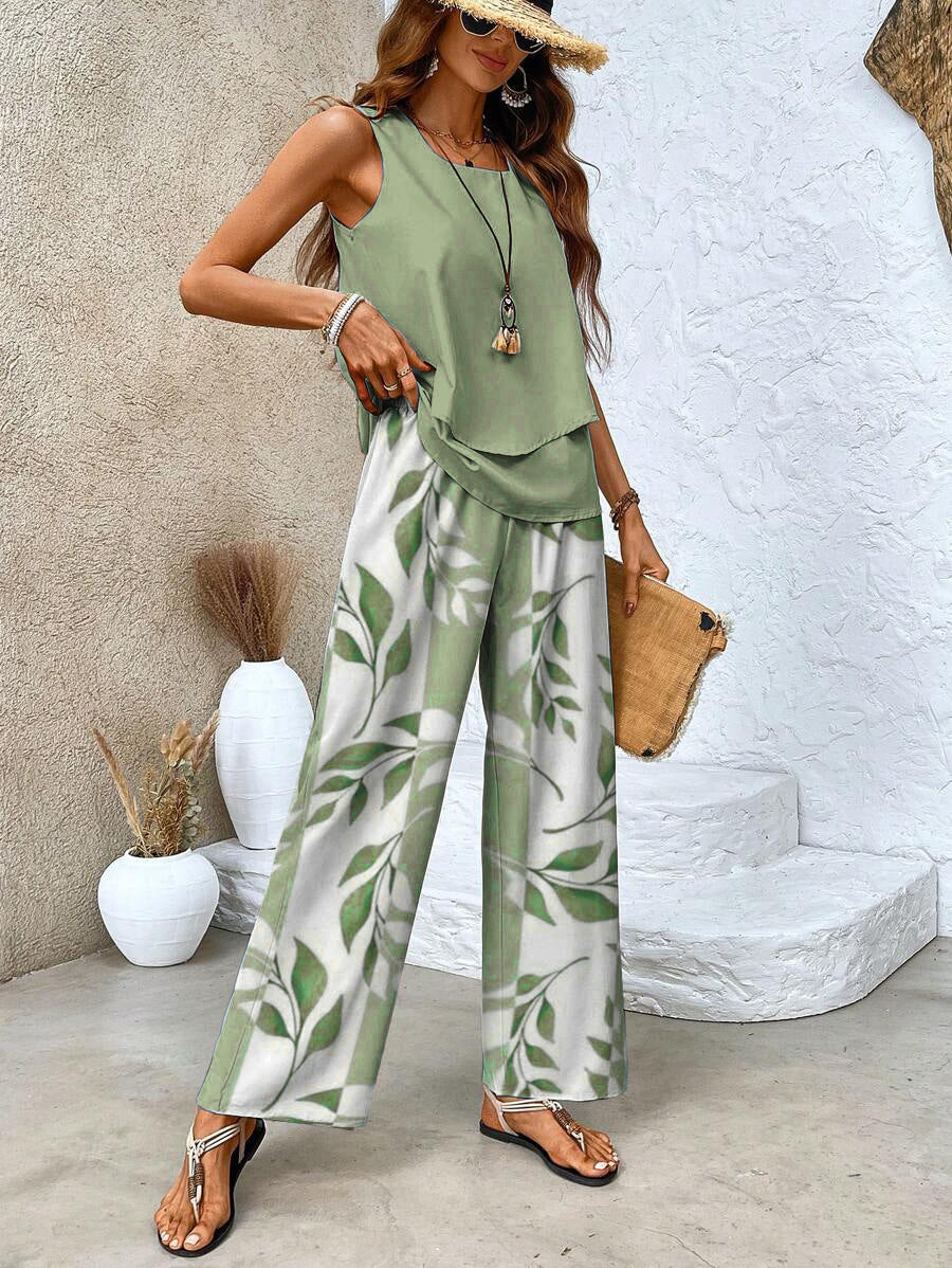 Isabella - Two-piece set with matching top and pants