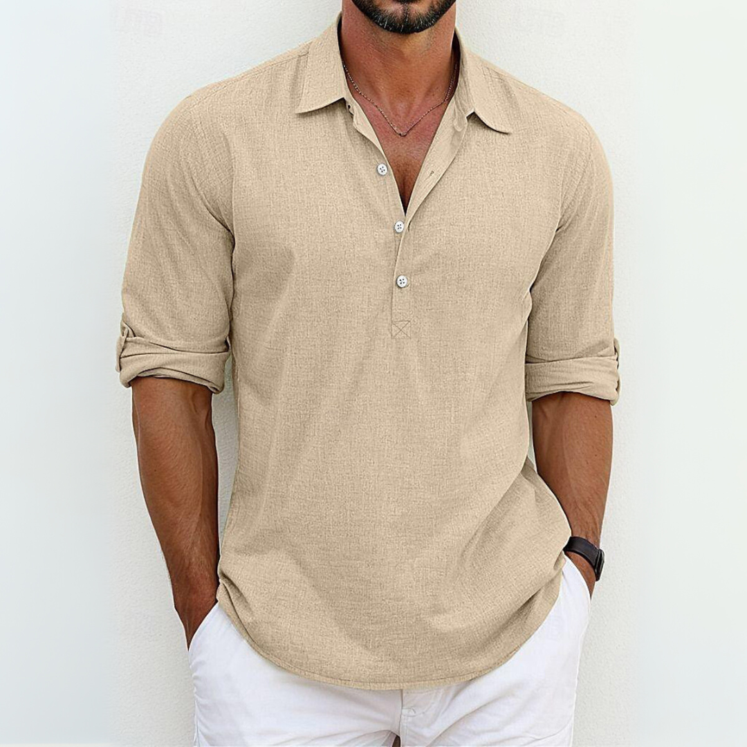 Premium Mid-Button Shirt by Haven Hills