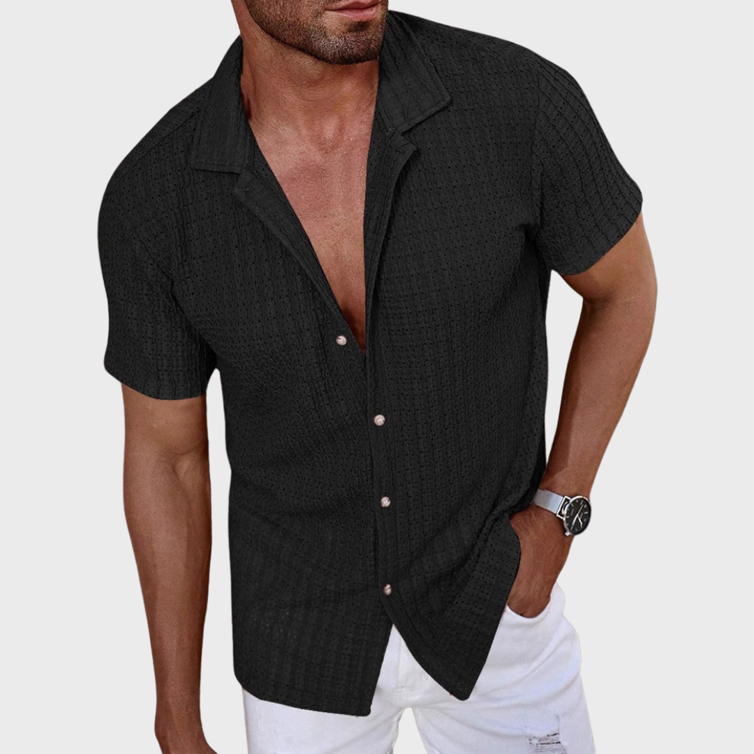 Haven Hills Textured Knit Breeze Shirt