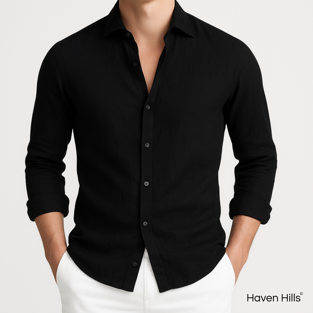 Haven Hills – Lightweight Long Sleeve Shirt with Roll-Up Sleeves