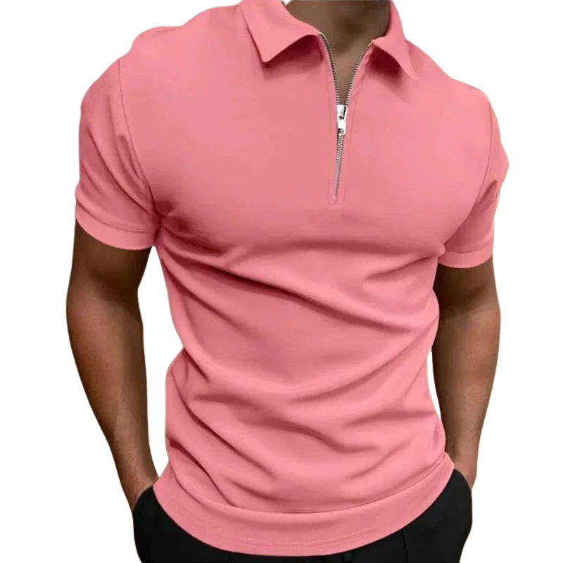 Lucente™ | Mid Zip Polo Shirt