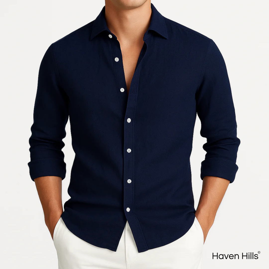 Haven Hills – Lightweight Long Sleeve Shirt with Roll-Up Sleeves