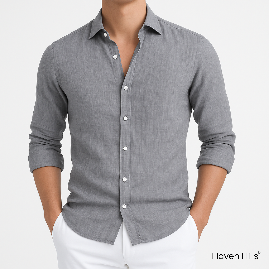 Haven Hills – Lightweight Long Sleeve Shirt with Roll-Up Sleeves