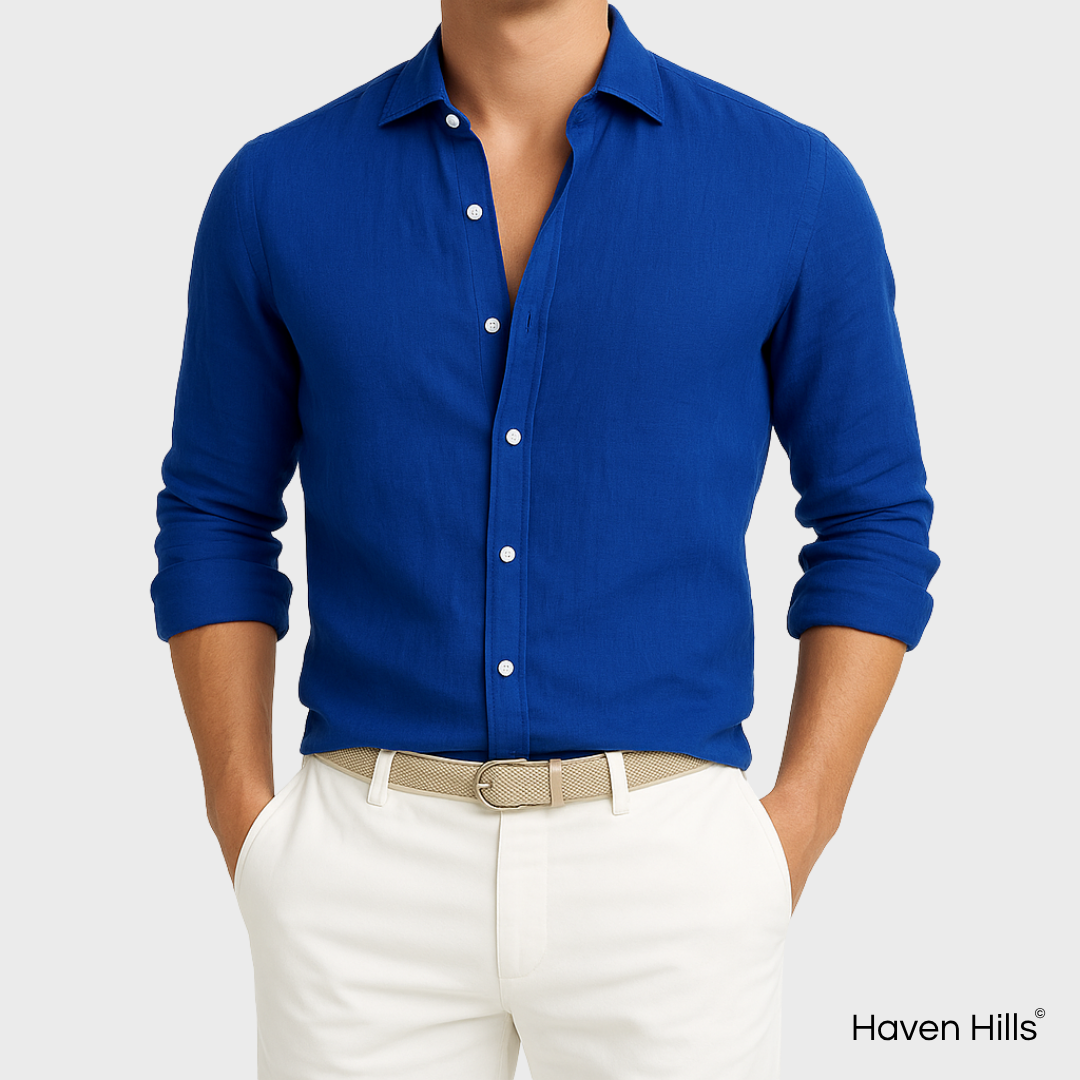 Haven Hills – Lightweight Long Sleeve Shirt with Roll-Up Sleeves