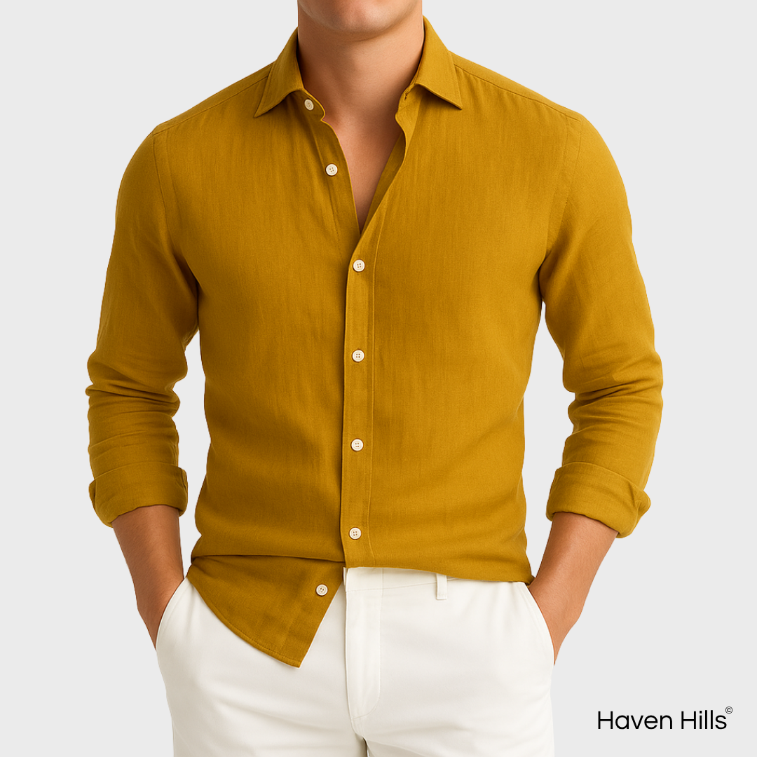 Haven Hills – Lightweight Long Sleeve Shirt with Roll-Up Sleeves