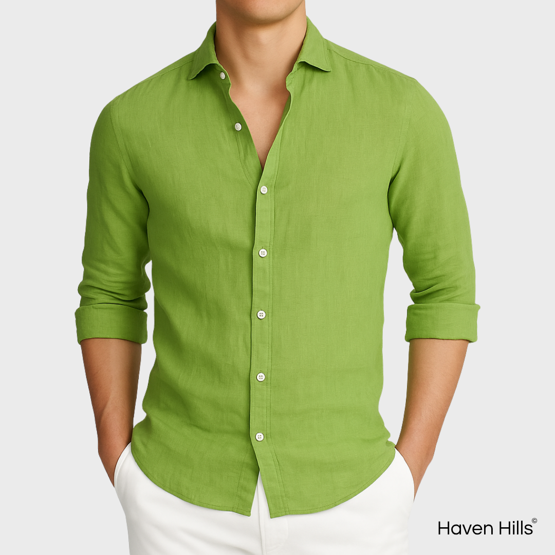 Haven Hills – Lightweight Long Sleeve Shirt with Roll-Up Sleeves