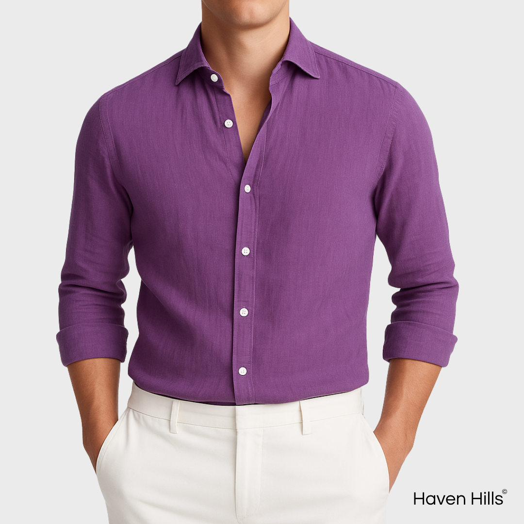 Haven Hills – Lightweight Long Sleeve Shirt with Roll-Up Sleeves