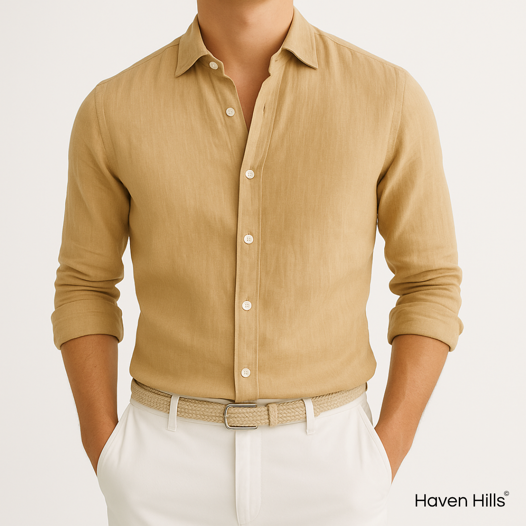 Haven Hills – Lightweight Long Sleeve Shirt with Roll-Up Sleeves