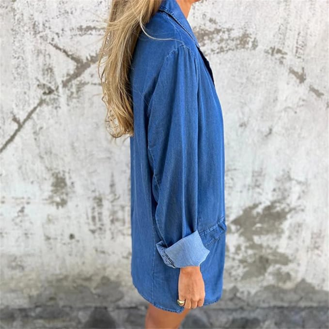 Dimana | Denim Blazer