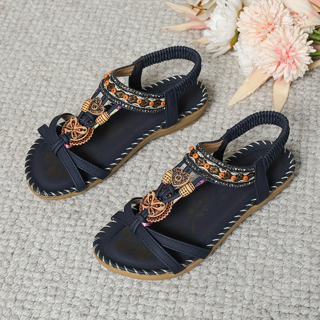 Amira | Embellished Orthopedic Sandals