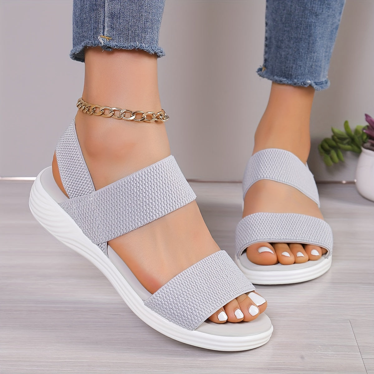 Emilia - Lightweight Stretch Sandals