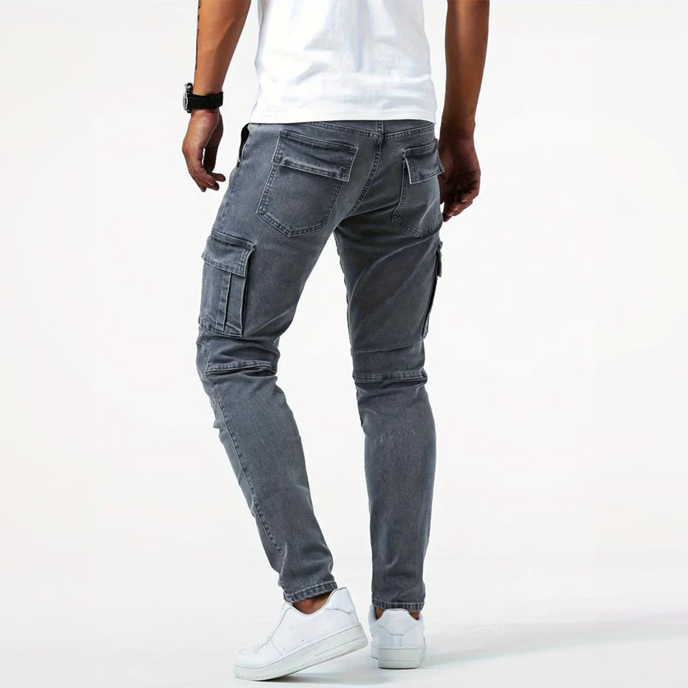 Urban Denim Cargo Jeans by Haven Hills