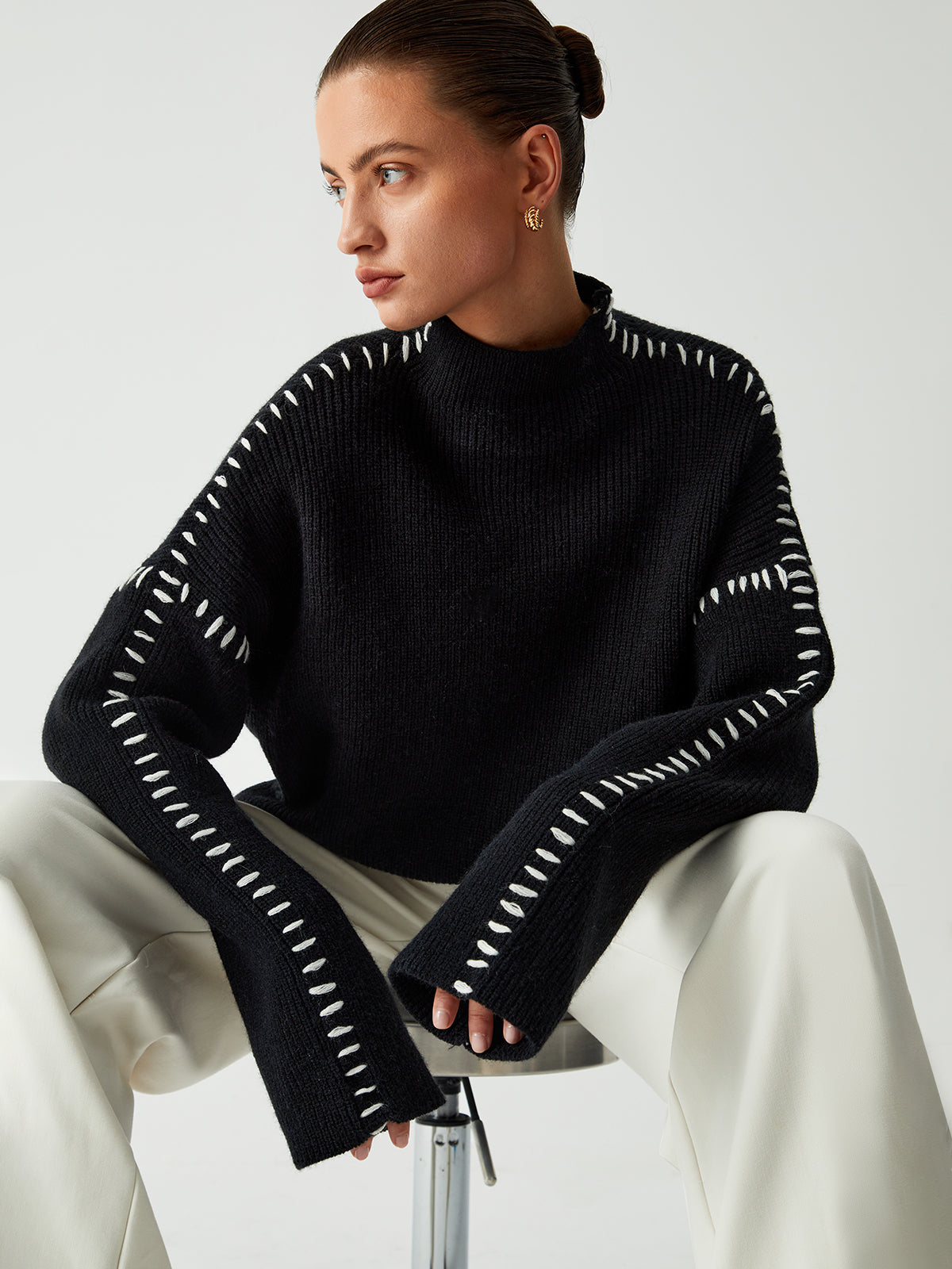 Milena Oversized Turtleneck