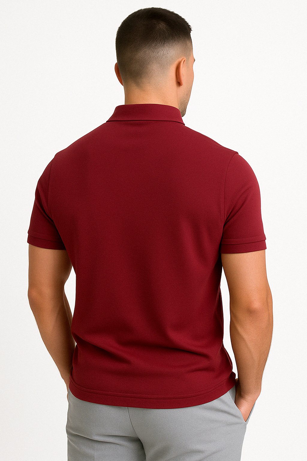 Lucente™ | Mid Zip Polo Shirt
