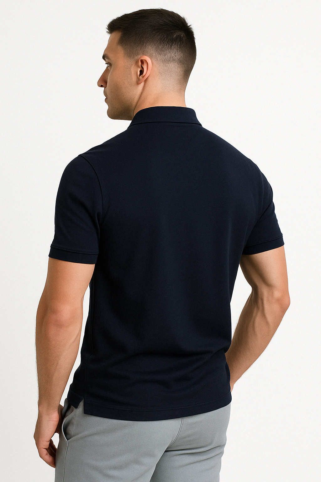 Lucente™ | Mid Zip Polo Shirt