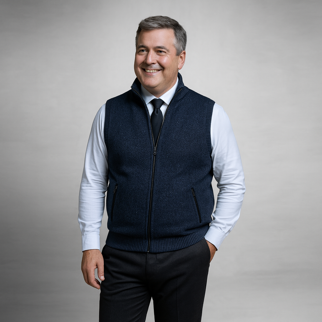 Belmont – Modern Layered Vest