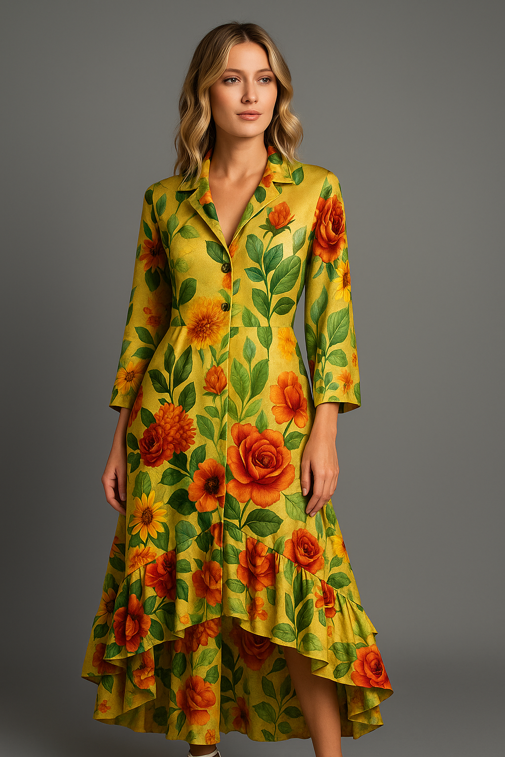 Juliet | Dress with Floral Print and Confidence