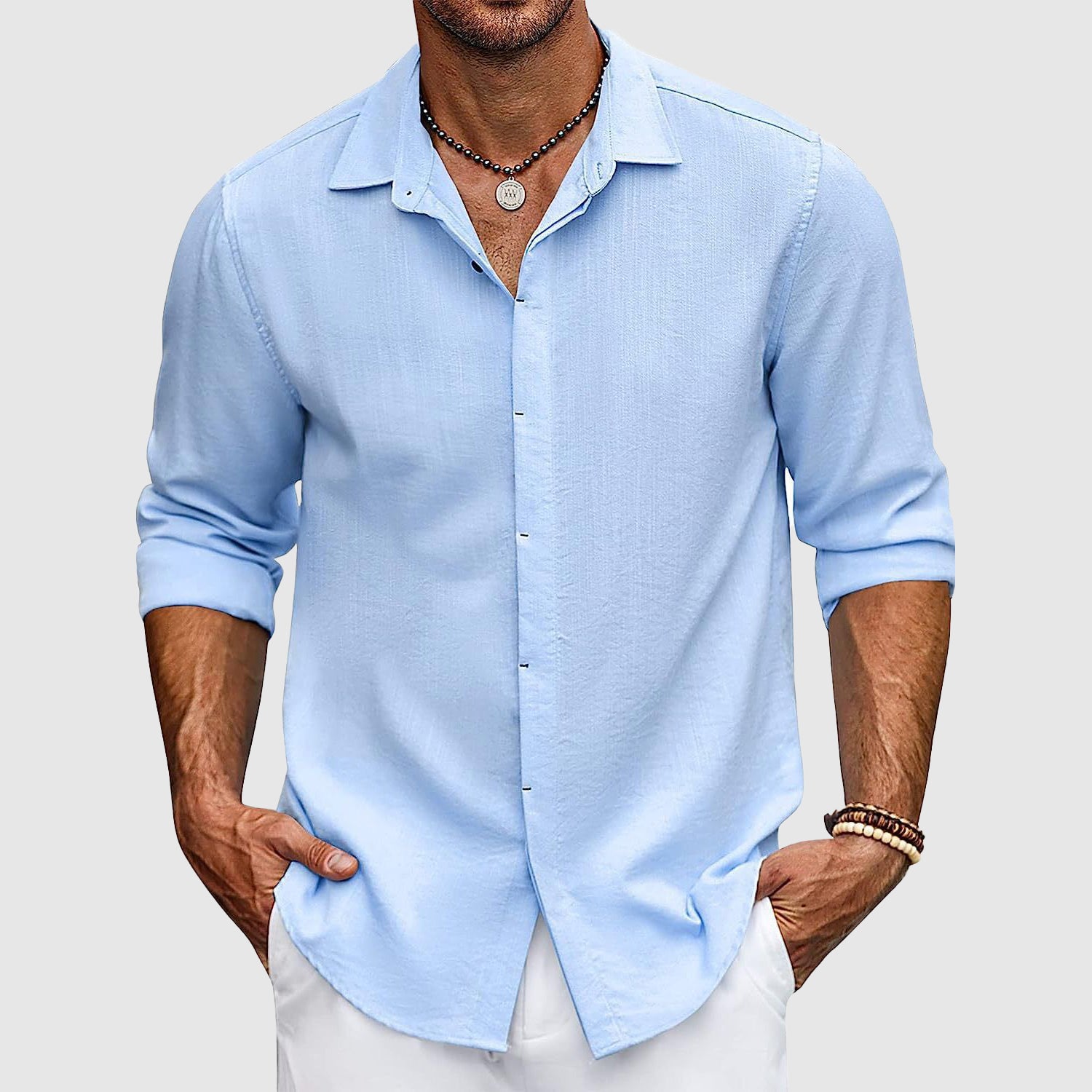 Coastal Button-Up Shirt