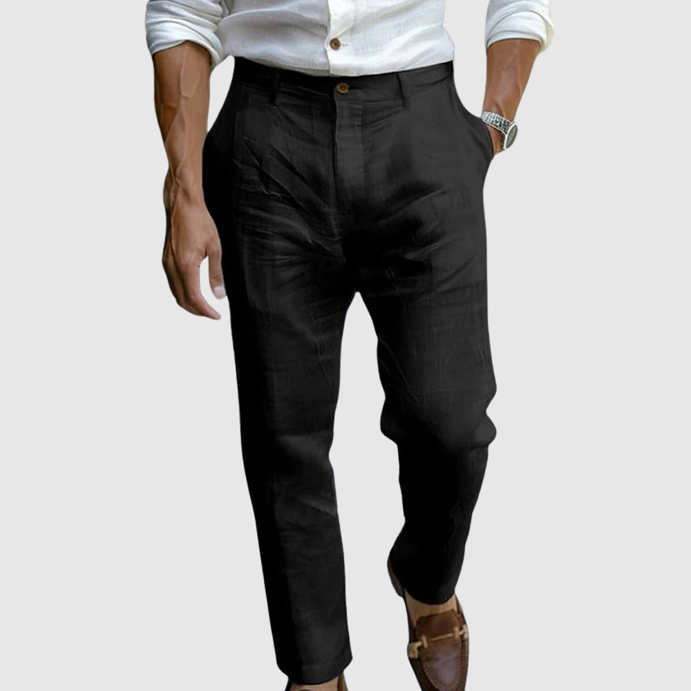 Saint - Tropez Chic Linen Pants | By Haven Hills