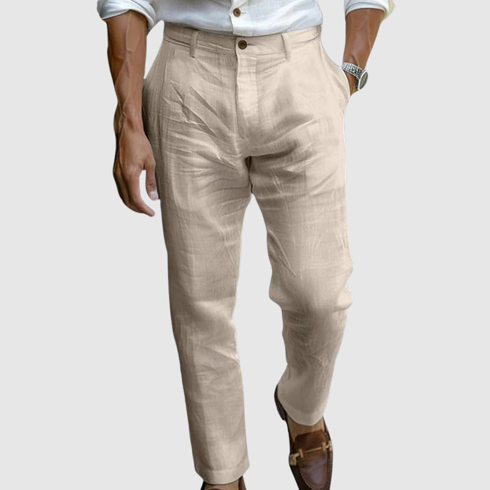 Saint - Tropez Chic Linen Pants | By Haven Hills