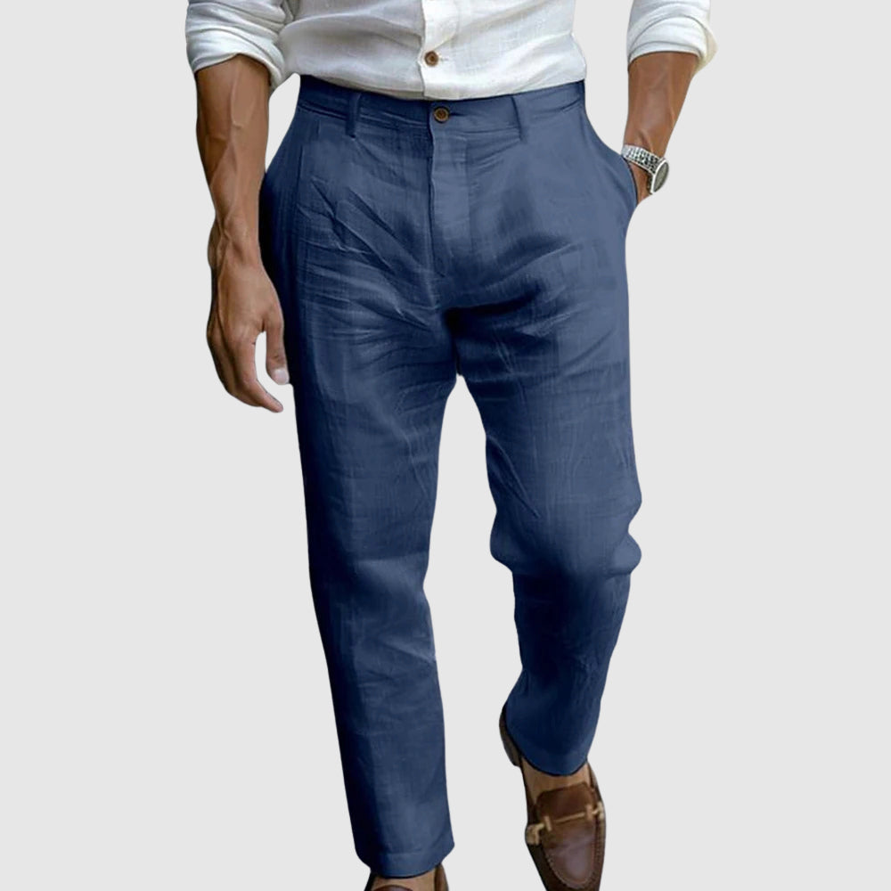 Saint - Tropez Chic Linen Pants | By Haven Hills