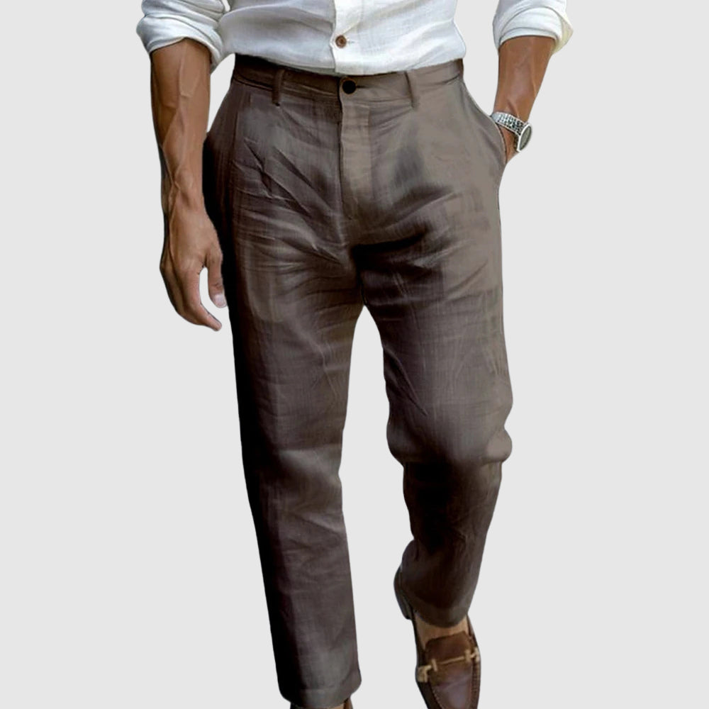 Saint - Tropez Chic Linen Pants | By Haven Hills