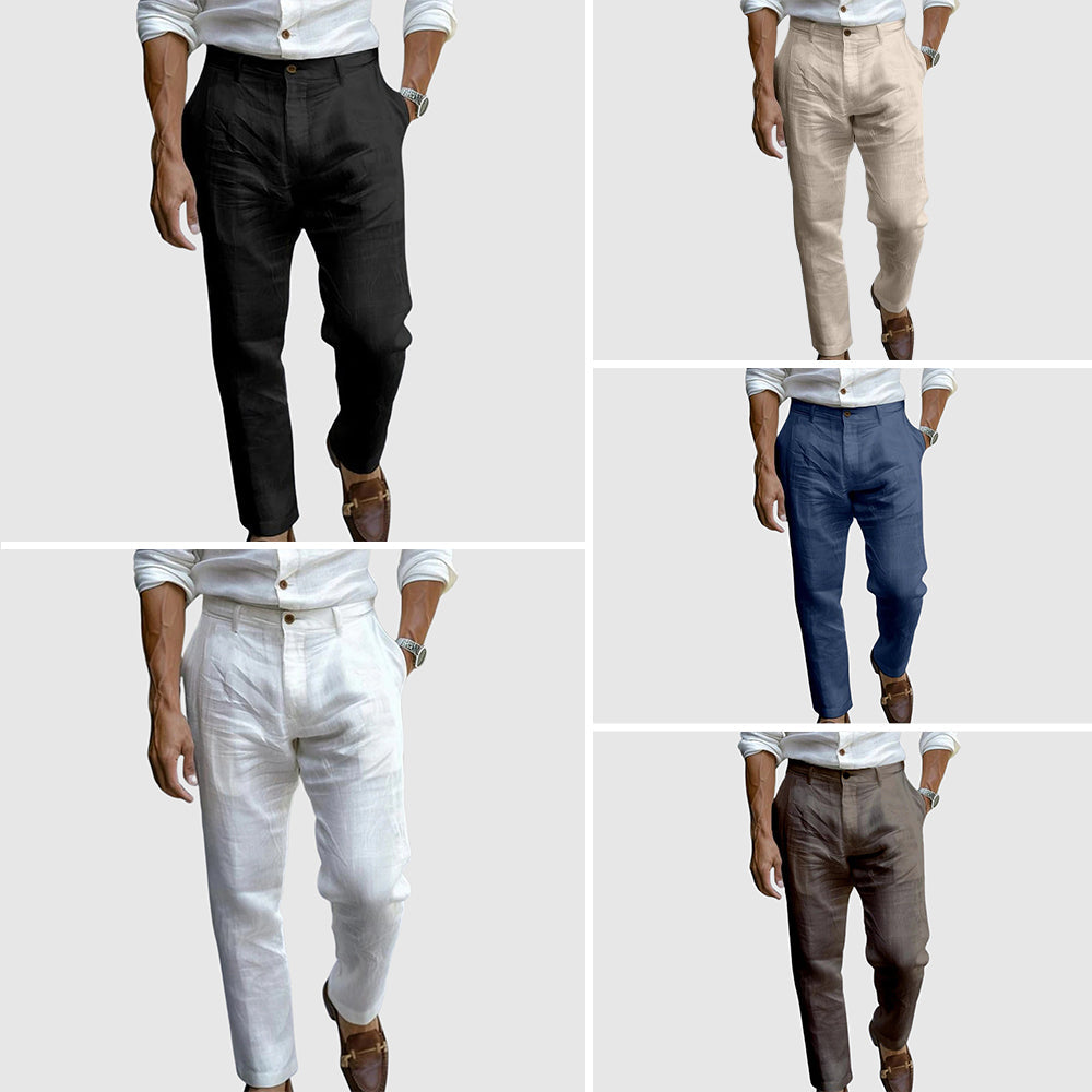 Saint - Tropez Chic Linen Pants | By Haven Hills