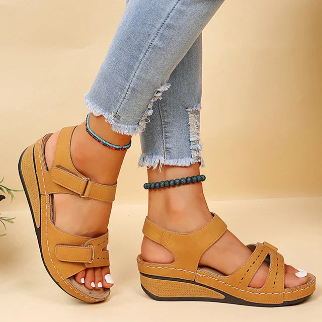 Nara | Orthopedic Wedge Sandals