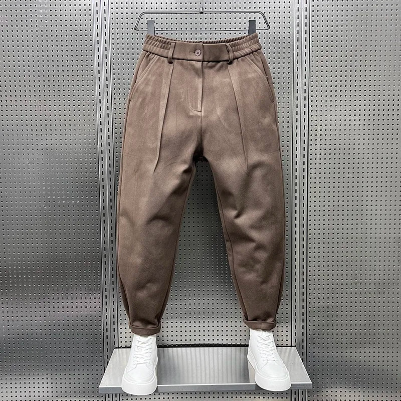 Roberto | Elegant Mélange Trousers