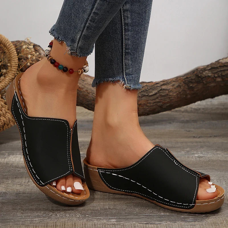 Calina | Orthopedic Open-Toe Slides