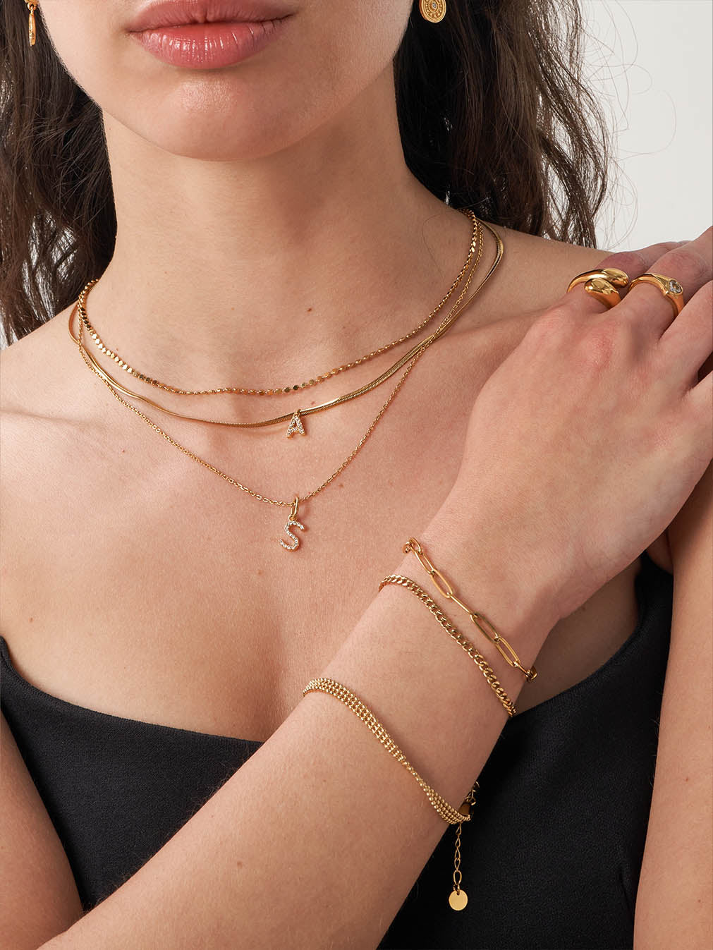 Triple Brad Bracelet