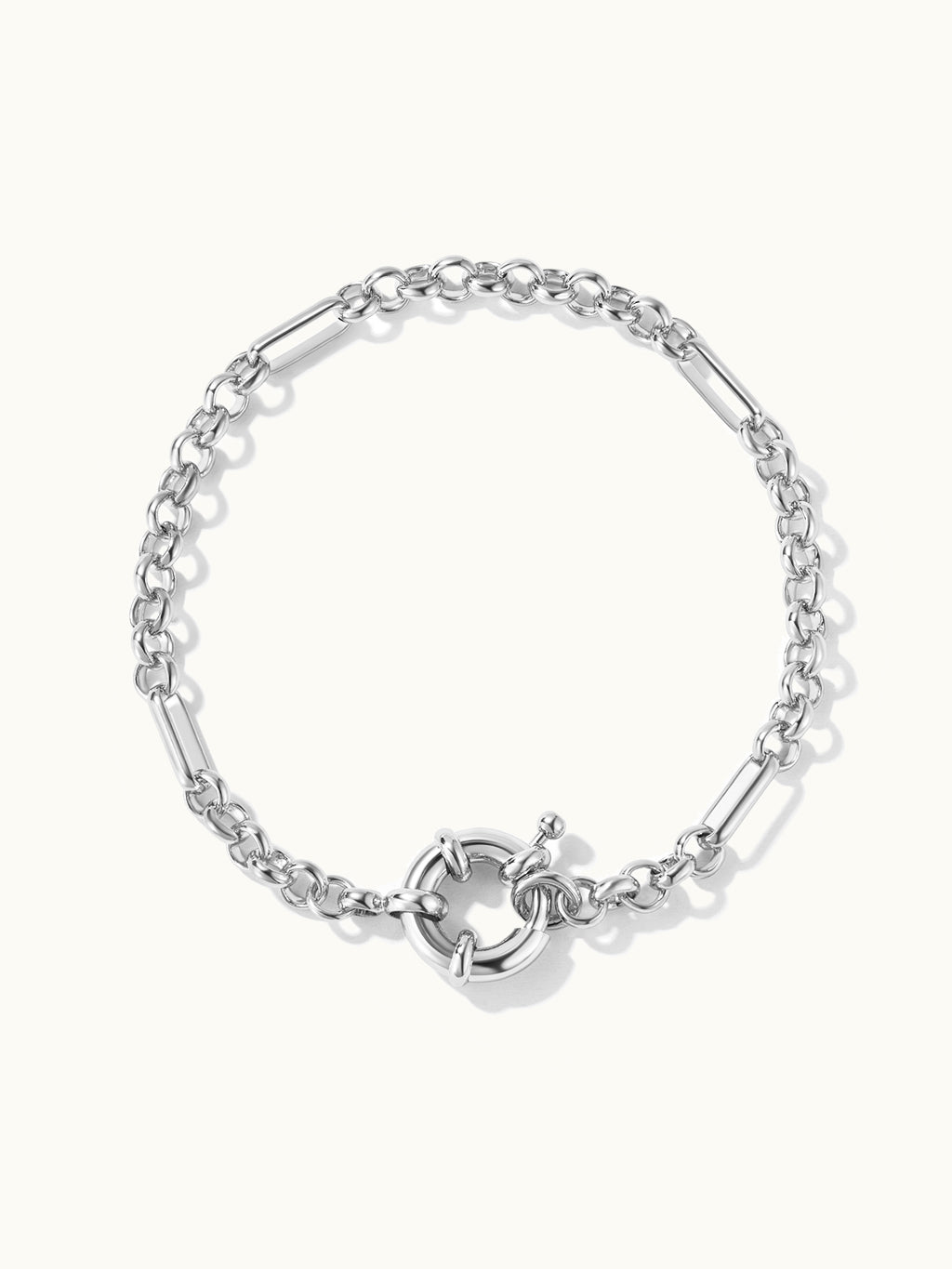 Lariat Chain Circle Bracelet