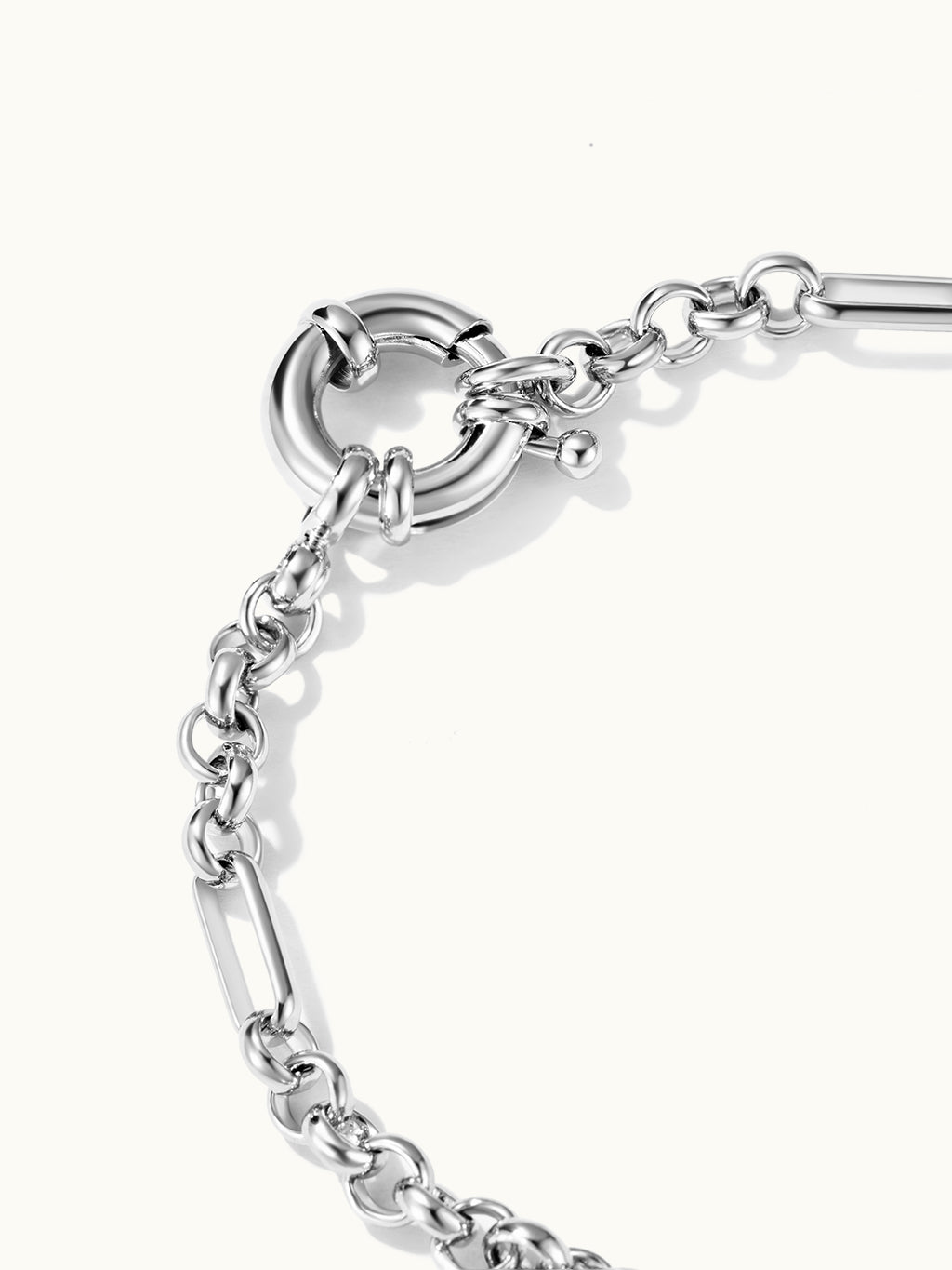 Lariat Chain Circle Bracelet