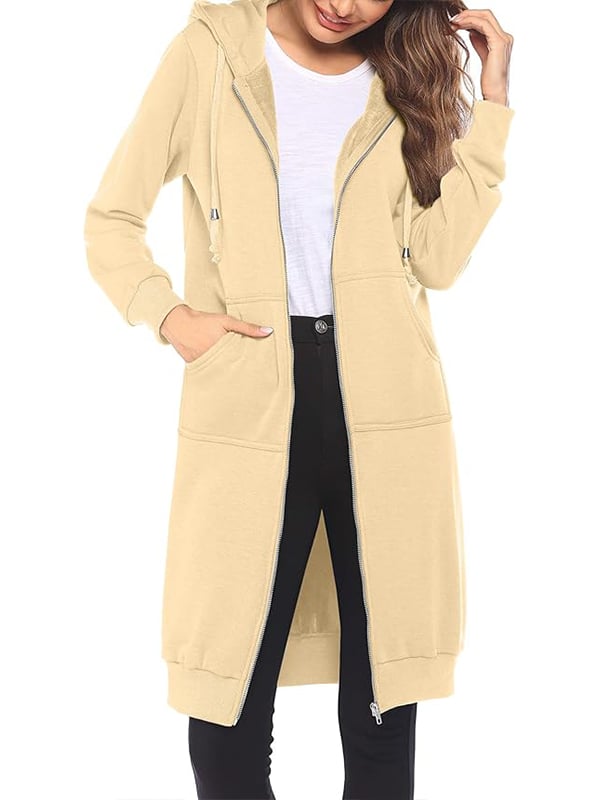 Haven Hills - Long Sleeve Hooded Sweater with Zipper