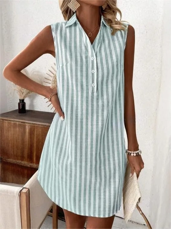 LuLu - Striped Shirt Dress