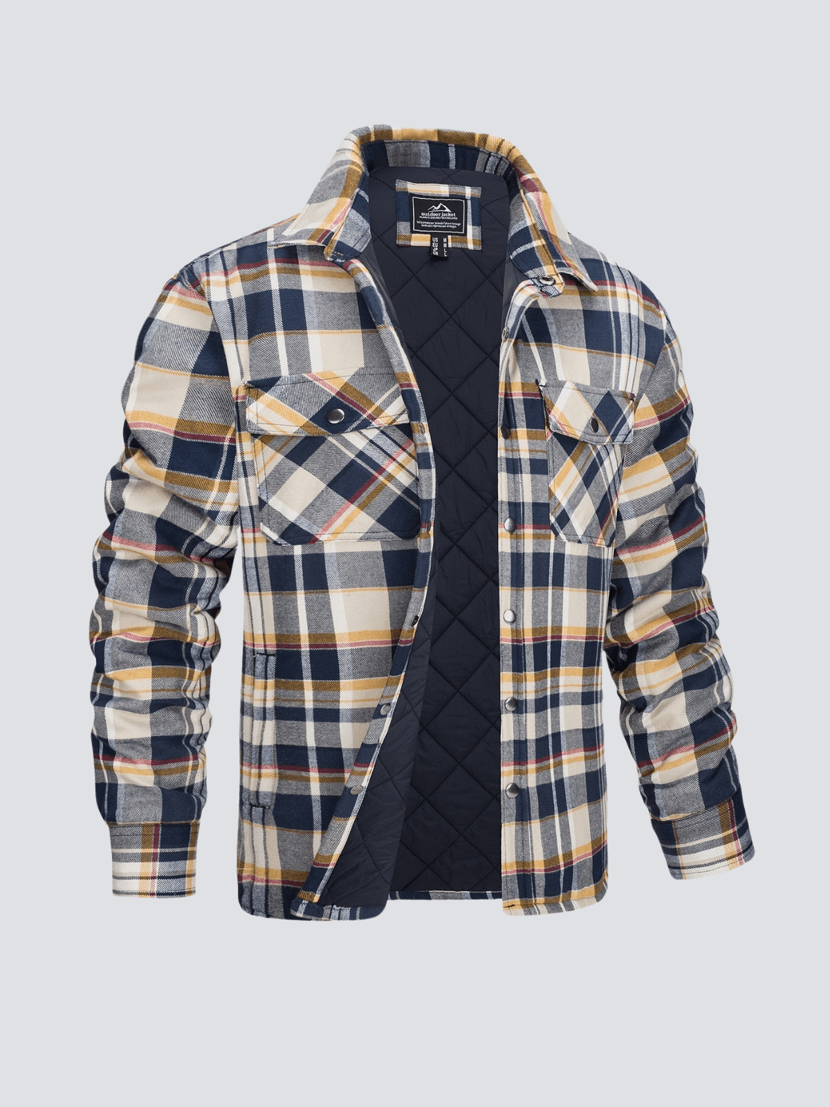 Iver ™- Striped Flannel Jacket