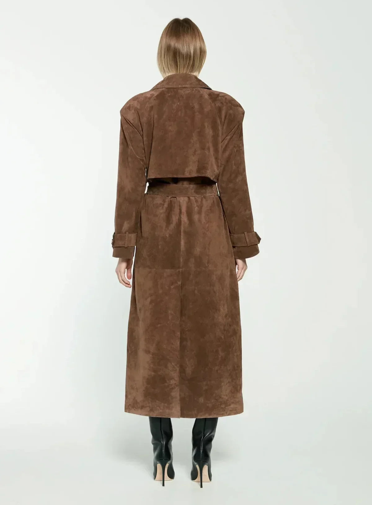 Harrison Suede Trenchcoat