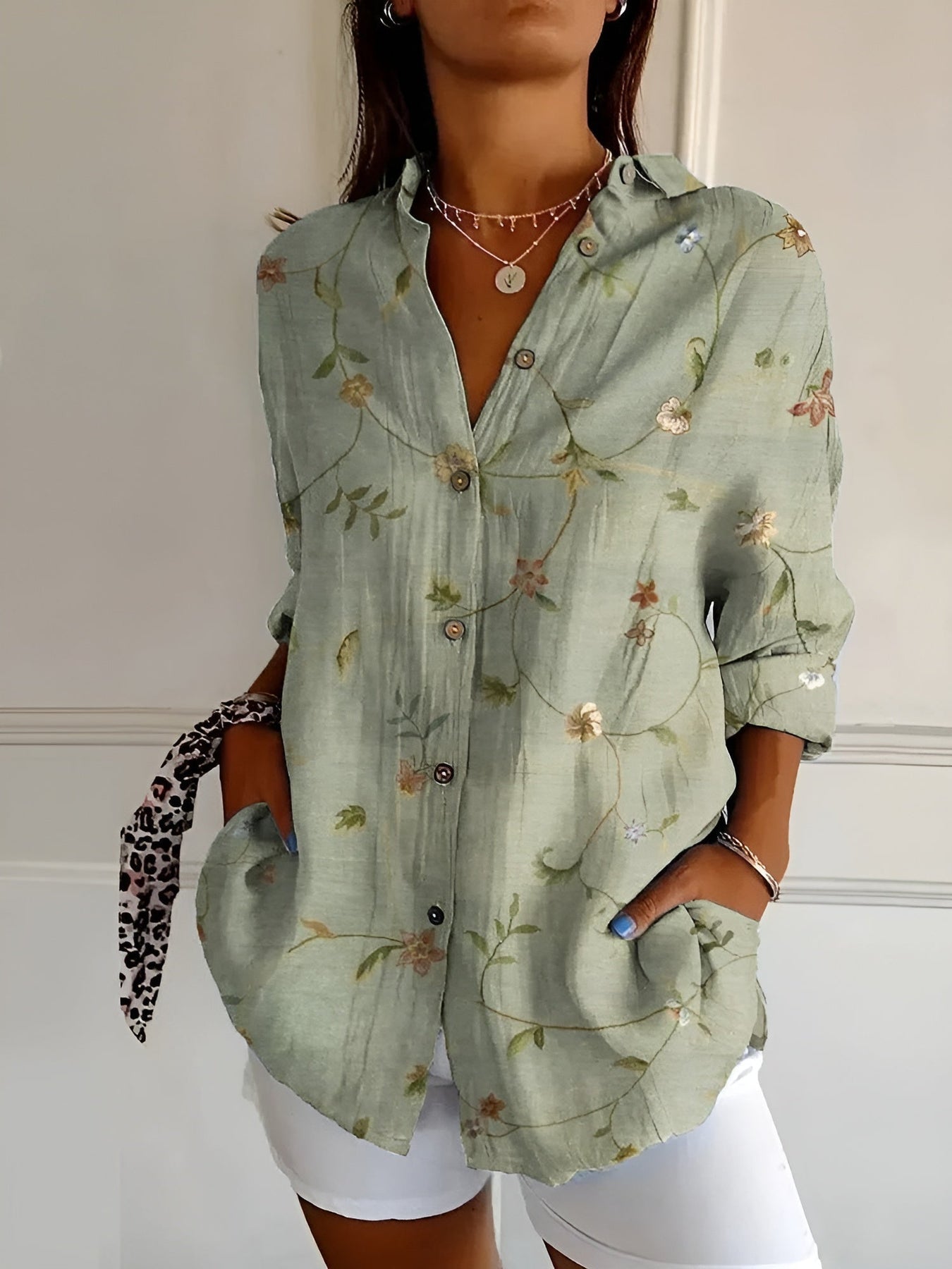 Haven Hills – Artistic Escape Button-Up Shirt
