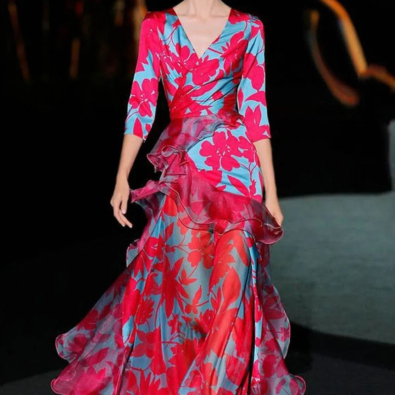 Indie - Ruffle A-Line Party Banquet Dress