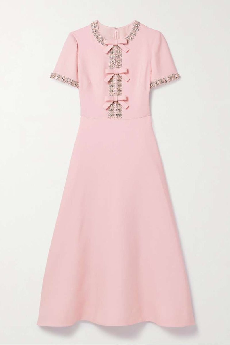 Sybil - Luxury Rhinestone Bowknot Dress