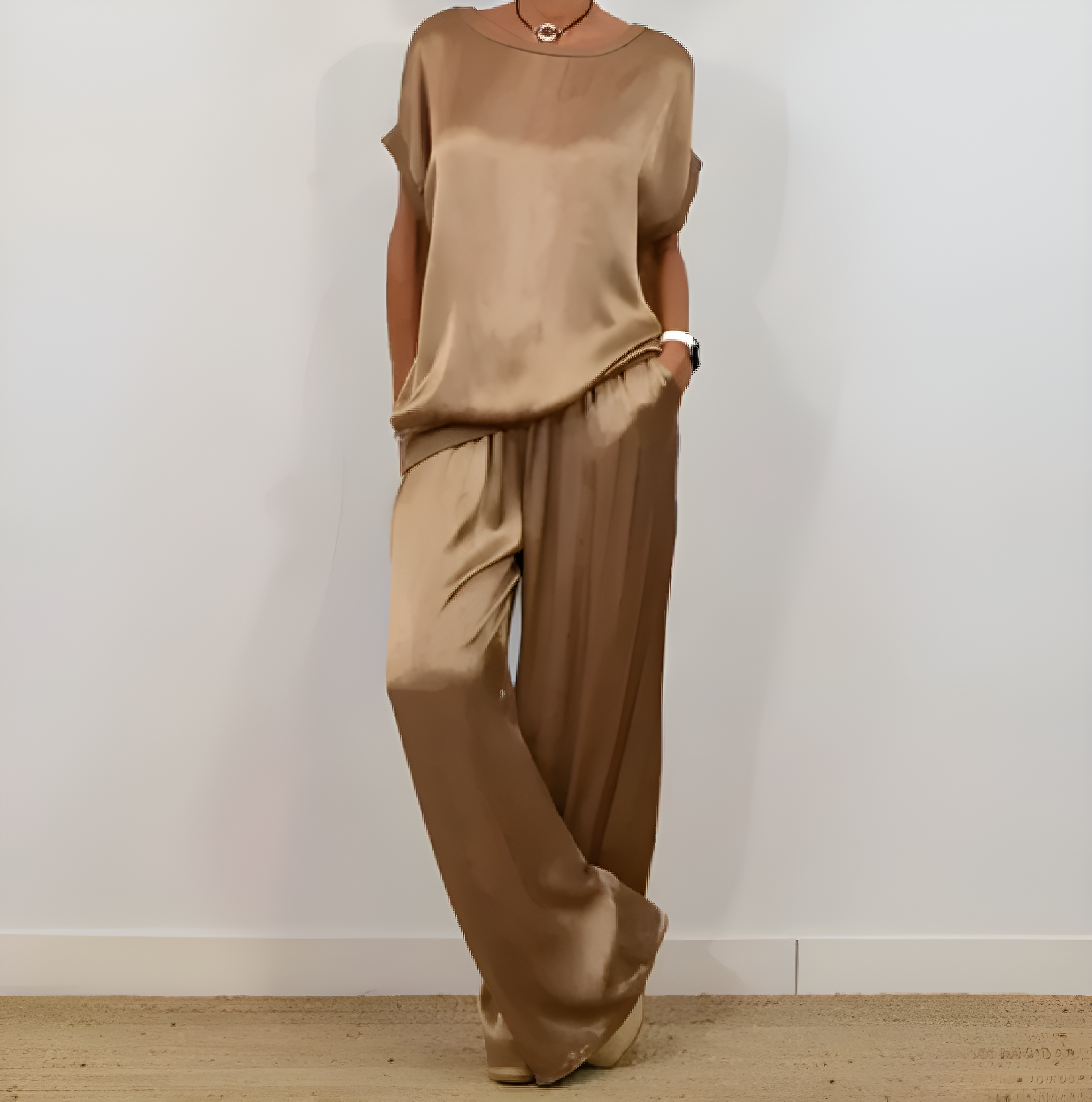 Alejandra - 2 Piece Satin Set