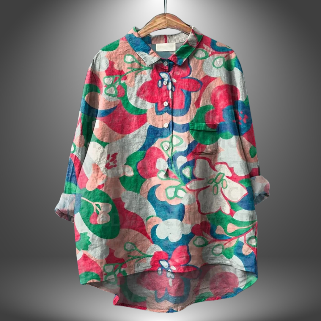 Virginia | Handmade Floral Blouse