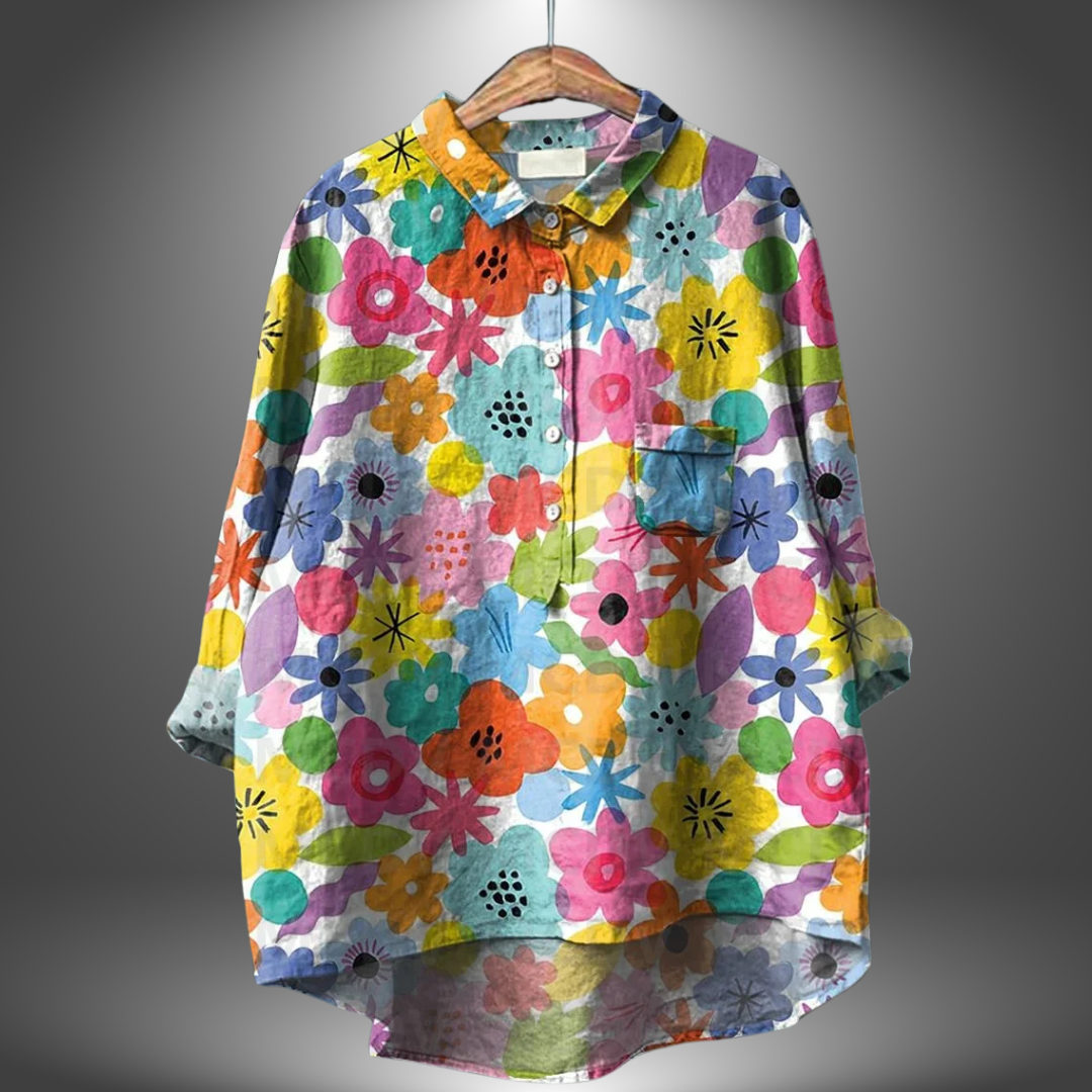 Virginia | Handmade Floral Blouse