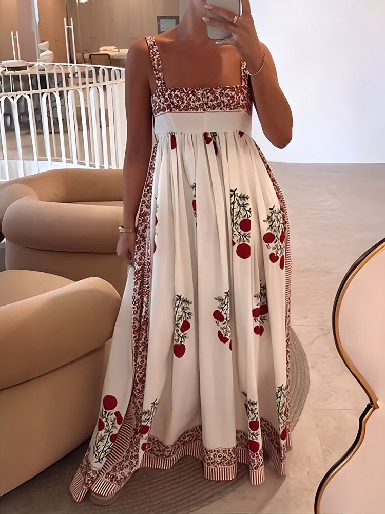 Lyla - Floral Spaghetti Strap Maxi Dress